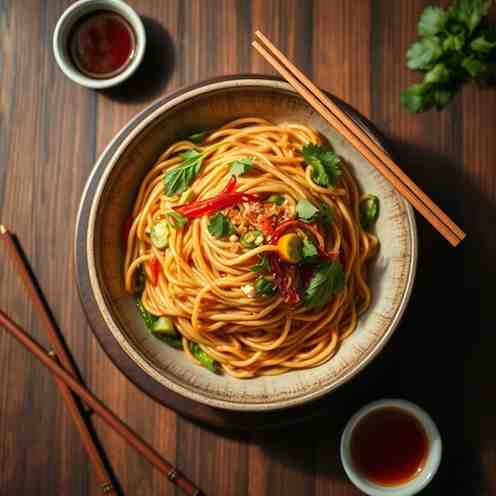 Burmese Shan Noodles - Easy Stir Fry Recipe